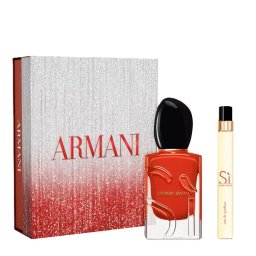 Giorgio Armani Sì Passione Apa de parfum Refillable 50 ml + Apa de parfum Refillable Miniature 10 ml (Femei)