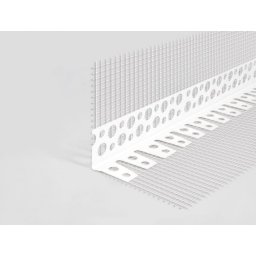 PROFIL PVC ARCUIBIL CU PLASA FIBRA STICLA, 2.5 METRI