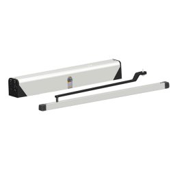Amortizor electric pentru usi batante cu latime de pana la 1200mm si greutate de pana la 100kg, cu deschidere la interior