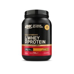Optimum Nutrition 100% Whey Gold Standard 768 g unt de arahide cu ciocolată