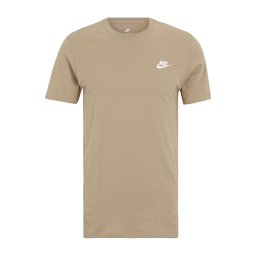 Nike Sportswear Tricou 'CLUB' bej / alb