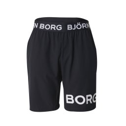 BJÖRN BORG Pantaloni sport negru / alb