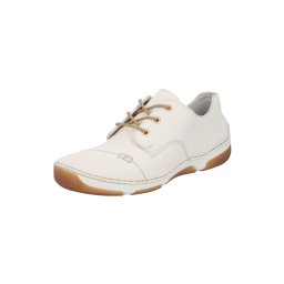 Rieker Pantofi cu șireturi sport alb natural