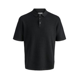 JACK & JONES Tricou 'JJEGeorge' negru