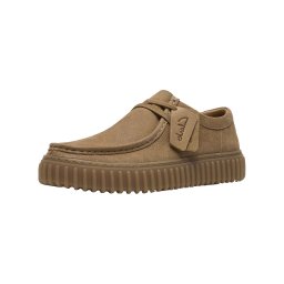 CLARKS Mocasini 'Torhill' maro cămilă
