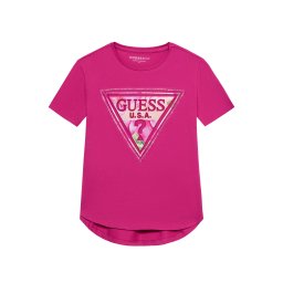 GUESS Tricou mov lavandă / roz / fucsia / roz pudră