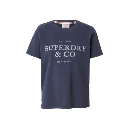 Superdry & Co Tricou bleumarin / albastru deschis