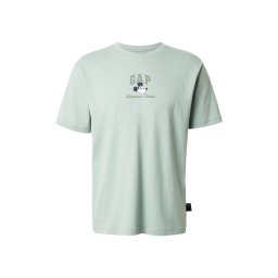 GAP Tricou albastru marin / verde pastel / roșu / alb