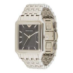 Emporio Armani Ceas analogic negru / argintiu