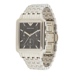 Emporio Armani Ceas analogic negru / argintiu