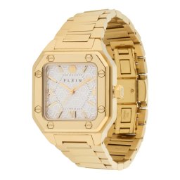 Philipp Plein Ceas analogic crem / auriu / alb