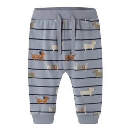 NAME IT Pantaloni 'NBMVROELS' ecru / opal / maro / negru