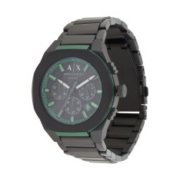 ARMANI EXCHANGE Ceas analogic 'Sync' verde / negru
