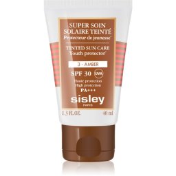 Sisley Super Soin Solaire Teinté crema de fata cu efect de protectie SPF 30 culoare 3 Amber 40 ml