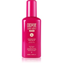 Coco & Eve Sunny Honey Coconut Milk Body SPF50 Cremă bronzare SPF 50 200 ml