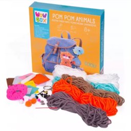 Wow Box: Set de creație ciucuri cu animale