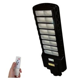 Lampa Solara Stradala JORTAN LED 800W Senzor de lumina si miscare telecomanda baterie 12000MA