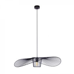 Pendul design palarie Kapelusz, 1xE27, D70cm, H100cm, metal negru