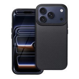 Husa pentru Apple iPhone 17 Pro, MagSafe, Carbon Elite, Negru