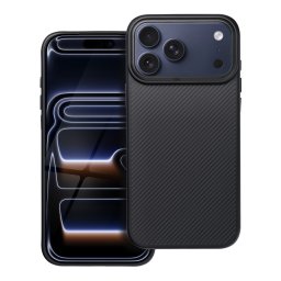 Husa pentru Apple iPhone 17 Pro Max, MagSafe, Carbon Elite, Negru