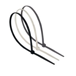 Colier cablu din nailon 4.8×250 mm, alb, rezistent UV, 100 buc., CELO 148250CCT