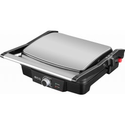 Grill electric ECG KG 100, 2000 W, 3 tipuri de gatire, deschidere 180º