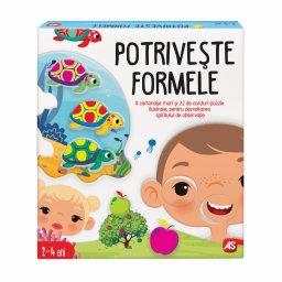 Joc educativ, pentru copii 2 ani+, joc potriveste formele, 22 de cartonase