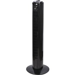 Ventilator turn LENTZ 80042, 45W, 81cm, 3 viteze, oscilatie, negru