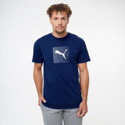Tricou din bumbac Puma Bleumarin Bărbați