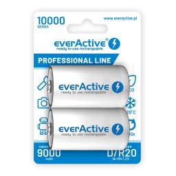 Set 2 Acumulatori everActive D 1.2V 10000mAh NiMH RTU