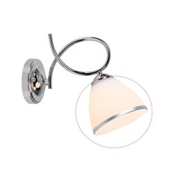 BRILAGI - Sticlă de rezervă pentru aplică de perete și candelabru FRED, crem/crom lucios