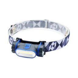 Viking -LED Lanternă frontală reîncărcabilă, reglabilă, cu senzor, 5V, IPX4, 150 lm, 2200 mAh