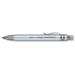 Creion Mecanic Metalic cu Ascutitoare, 5.6 mm, Argintiu, Koh-I-Noor