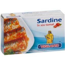 Set 3 x Sardine in Sos Tomat, Vigilante, 120 g