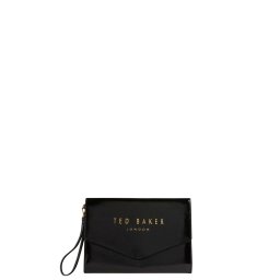 TED BAKER Geantă mică Ddalie Leather Statement Hardware Clutch 282315 black