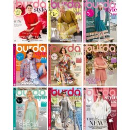 Revista Burda Style colectie 9 luni de stil 2025, Ianuarie - Septembrie 2025