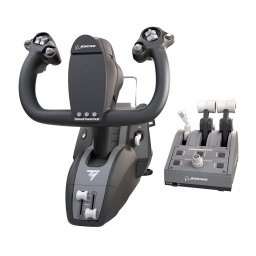 TCA Yoke Pack Being Edition Flight sim jug USB PC, Xbox One, Xbox One S, Xbox Series X Negru