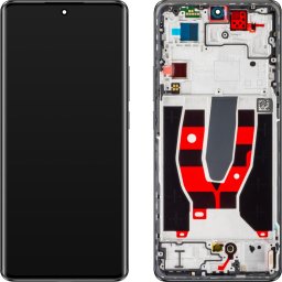 Piese si componente Display cu Touchscreen Oppo Reno10, cu Rama, Negru (Silvery Grey), Service Pack 621029000060