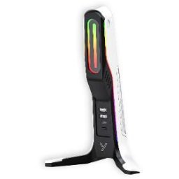 Stativ pentru căști PC YENKEE 3 în 1 YHB 3001 RGB alb