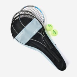 Set family essential 2 rachete de tenis, adult+copil Albastru