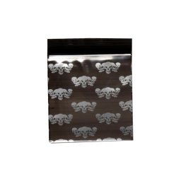 Pungi Ziplock Skull negru 35x35mm x100
