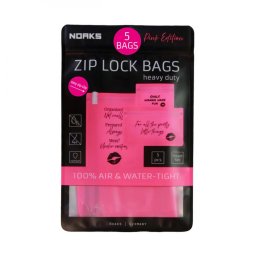 Noaks Pungi ziplock anti-miros IPX8 roz Slogan Smart Set x5