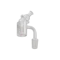 Black Leaf Bol bong Quartz Banger Spinner Cap + 2 Pearls SG19