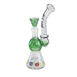 Black Leaf Pipa din sticla cu apa Hole Diffuser 19cm