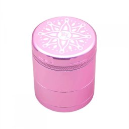 Grinder Black Leaf Flower Wave Pattern fara dinti roz 5 Parti Ø50mm