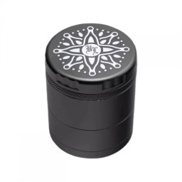 Grinder Black Leaf Flower Wave Pattern fara dinti negru 5 Parti Ø50mm