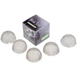 Black Leaf Site metalice rotunjite (fara margine) bong / pipa 20mm x5