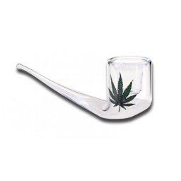 Pipa Black Leaf Transparenta Hemp