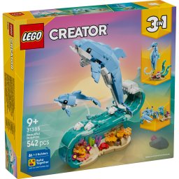 LEGO Creator - Animale marine: Delfini superbi 31385, 542 piese