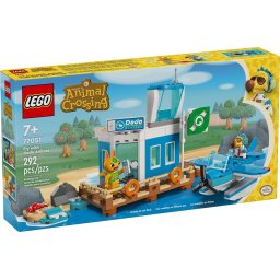 LEGO® Animal Crossing™ 77051 - Zboara cu Dodo Airlines